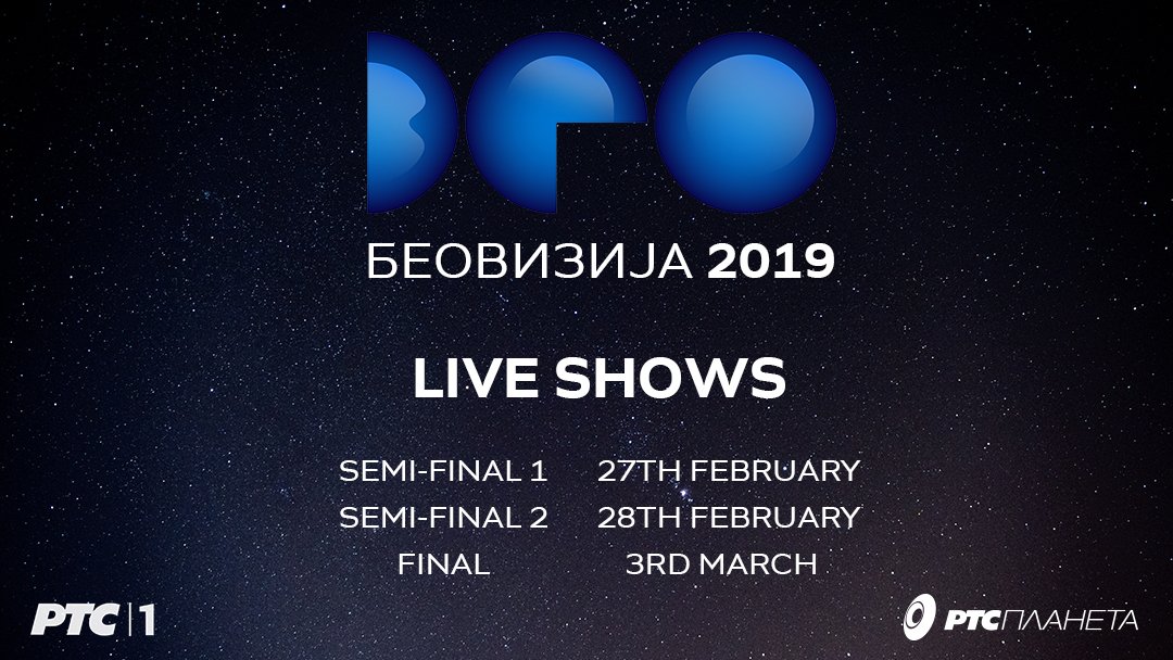  Saiba como acompanhar a primeira semifinal do Beovizija 2019 (Sérvia)