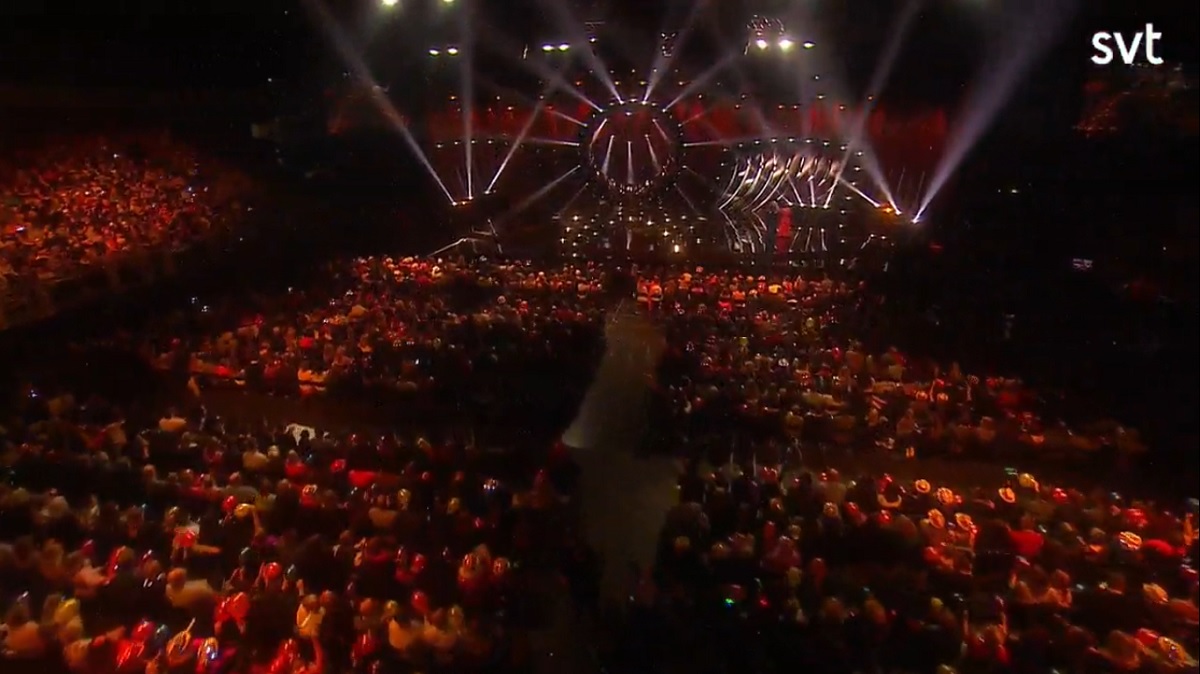  Bishara e John Lundvik na final do Melodifestivalen 2019