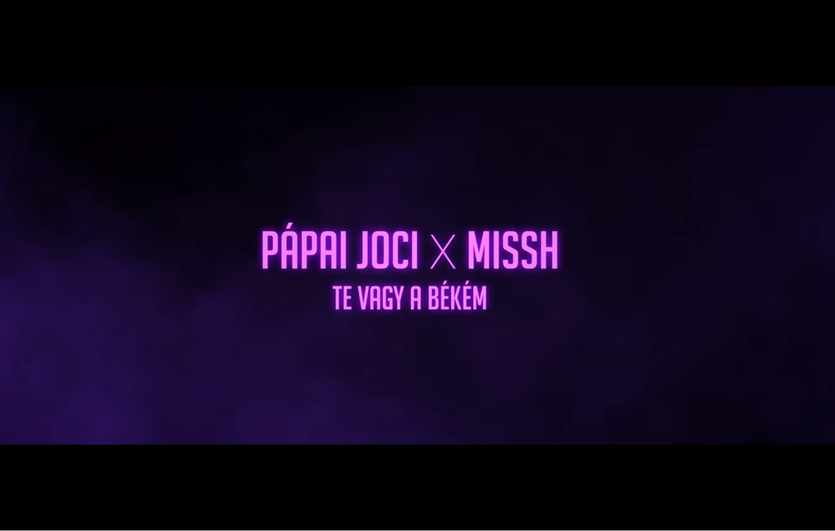 VÍDEO: ‘Te Vagy A Békém’, o novo single de Joci Pápai (Hungria) com MISSH