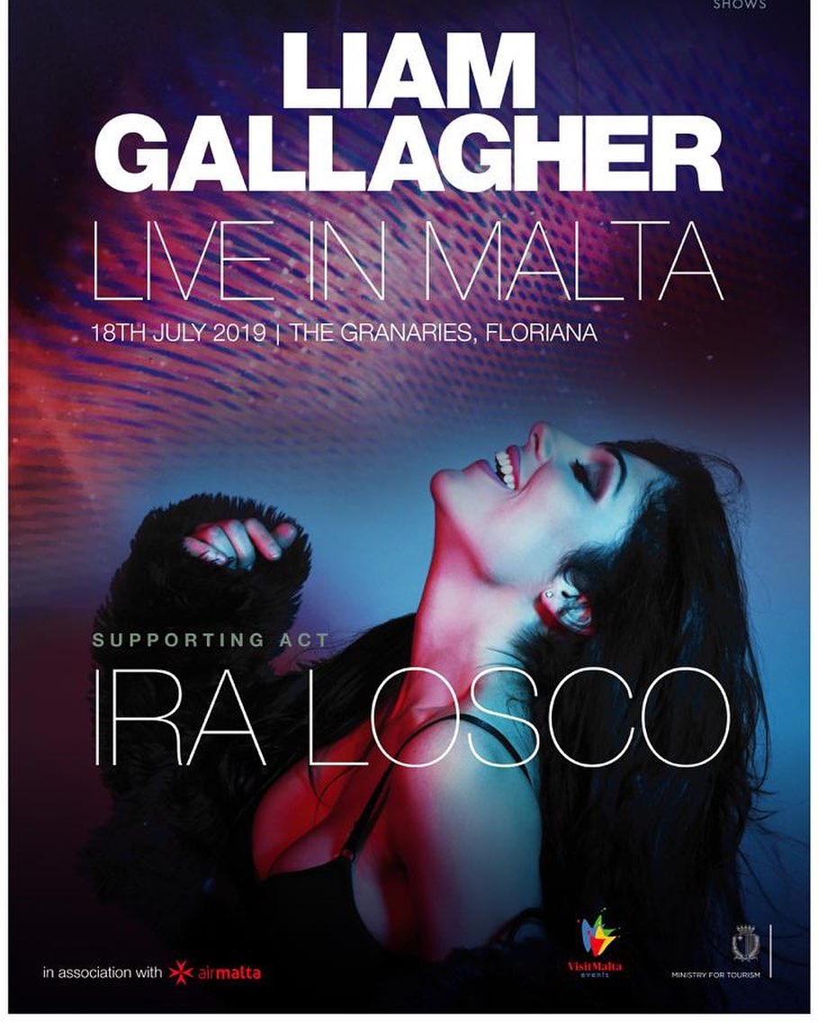  Ira Losco abre concerto de Liam Gallagher em Malta