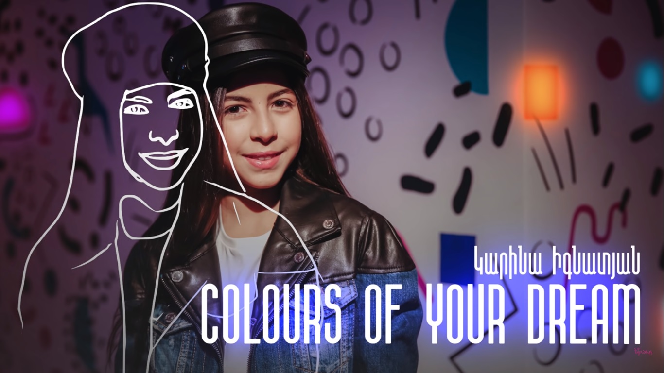  VÍDEO: Karina Ignatyan representa a Arménia no JESC com ‘Colours of Your Dream’