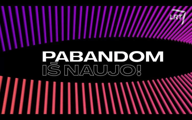  Revelada a ordem de atuação na primeira eliminatória do Pabandom iš Naujo 2021