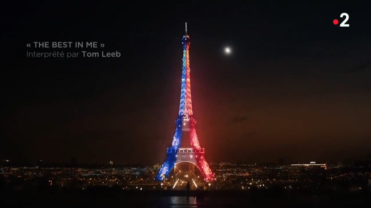  VÍDEO: Tom Leeb apresentou o tema de França para o ESC 2020 na Torre Eiffel