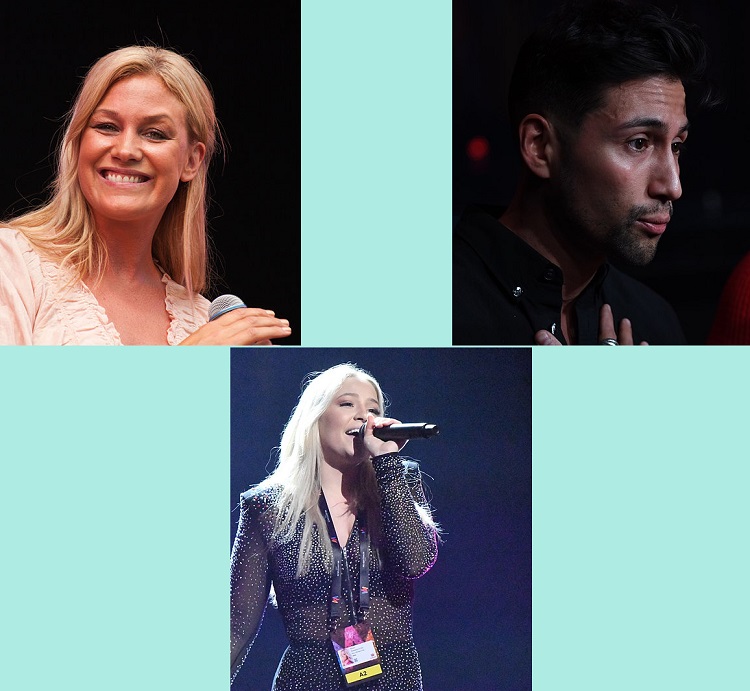  Jessica Andersson, Klara Hammarström e Alvaro Estrella apontados ao Melodifestivalen 2021