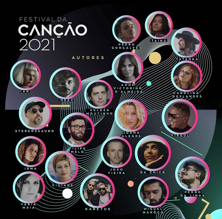  Intérpretes e canções do Festival da Canção 2021 desvendados amanhã, 20 de janeiro