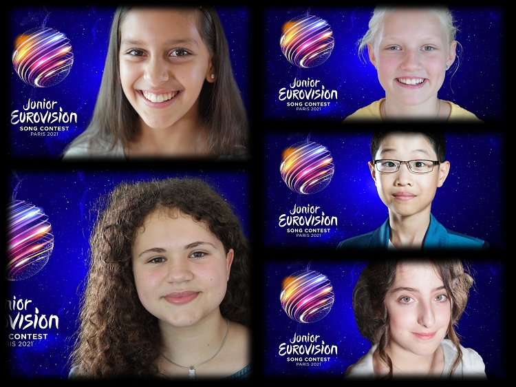  Cinco candidatos a votos do público na seleção da Alemanha para a Eurovisão Júnior 2021