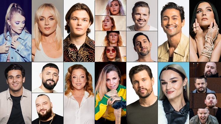  Segundo lote de participantes no Melodifestivalen 2022 confirmado