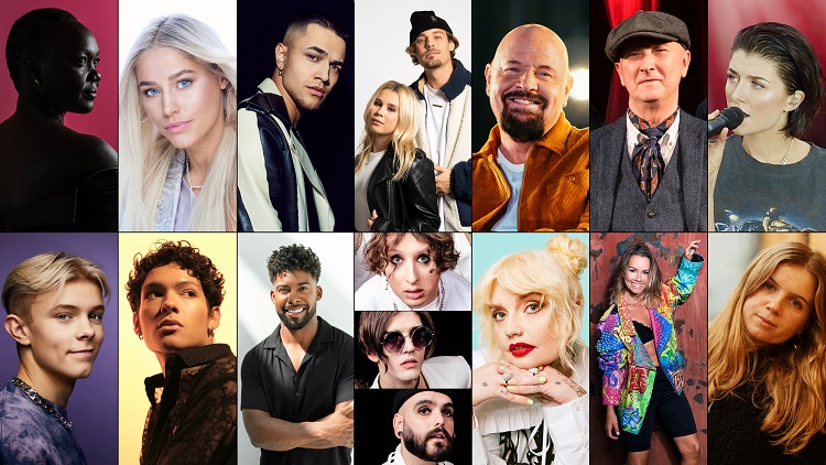 Eis os primeiros 14 artistas anunciados no Melodifestivalen 2022