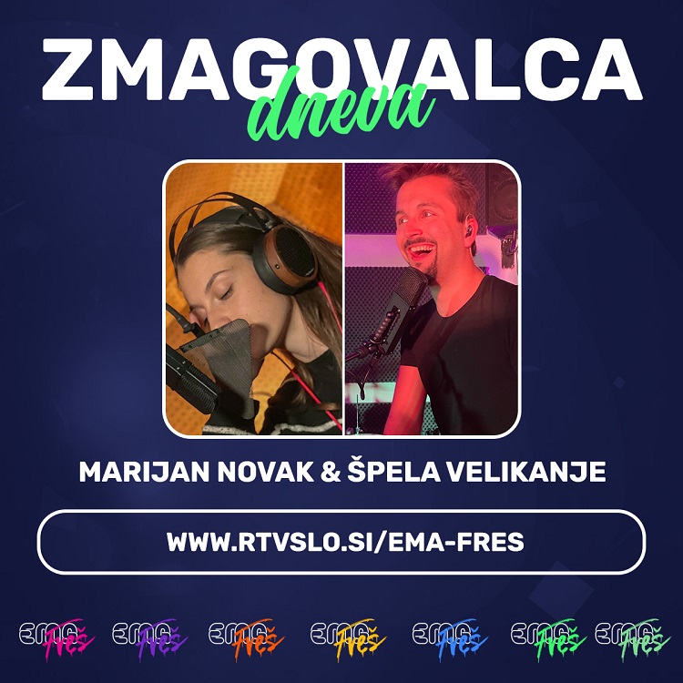  Marijan Novak & Špela Velikanje na derradeira final semanal do EMA Freš 2022