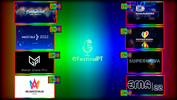  Guia TV ESC, 12/02/2022: Os detalhes para acompanhar um «Super Sábado» de muitas decisões