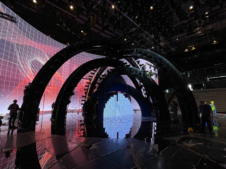  EBU confirma problemas com o «sol cinético» do palco da Eurovisão 2022… que se vai manter