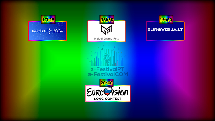  O essencial para seguir as seleções para a Eurovisão 2024 deste sábado