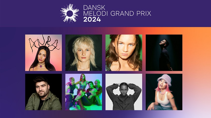  Lançadas as canções candidatas a representar a Dinamarca na Eurovisão 2024